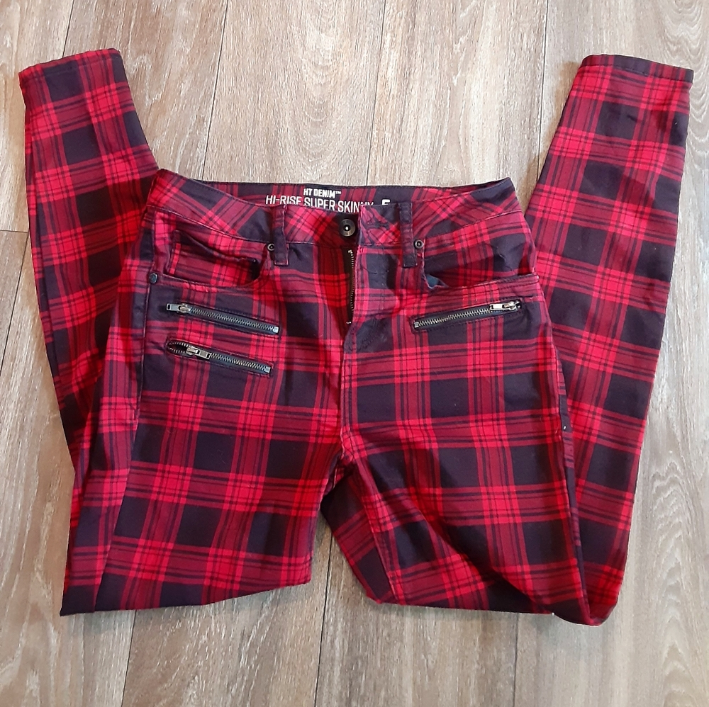 Hot Topic denim plaid
